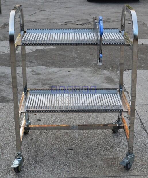 JUKI Storage Feeder Carts SMT Feeder Stand, Stainless Steel Feeder cart