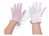 Anti static Strip Fabric Safety Hand Glove ESD Dotted Gloves 